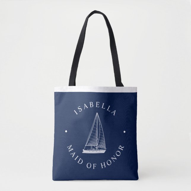 Tote Bag Amour Ensembles voile Nautique Mariage Party (Devant)