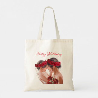 Tote Bag Amour entre maman et enfant pour la fête des mères