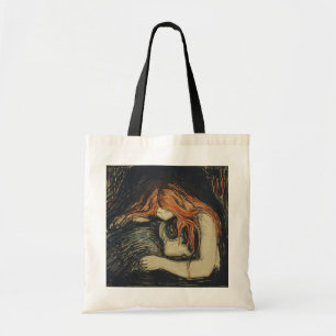 Tote Bag Amour et douleur (Le Vampire) (par Edvard Munch)