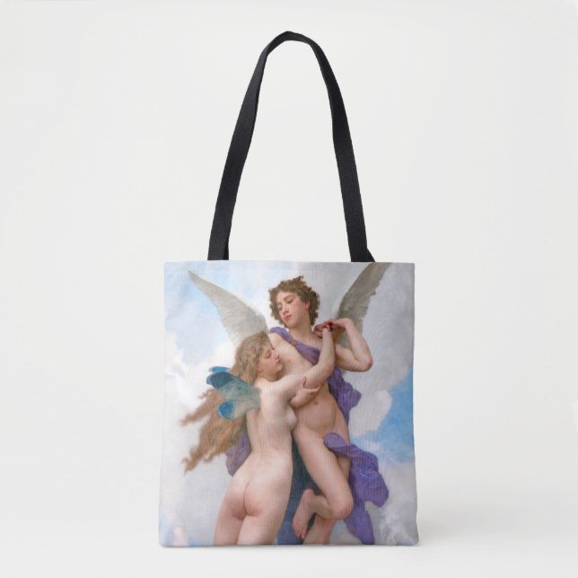 Tote Bag Amour et Psyché, Bouguereau (Devant)