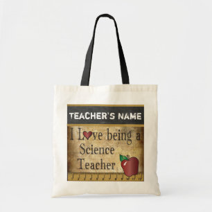 Tote Bag Amour étant un nom du professeur de Sciences