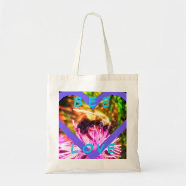 TOTE BAG AMOUR FOURRE-TOUT D'ABEILLE (Devant)