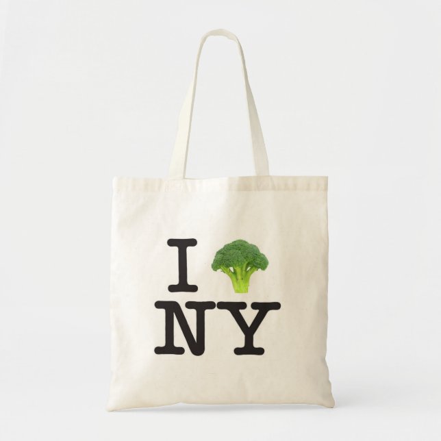 Tote Bag Amour Fourre-tout de brocoli (Devant)