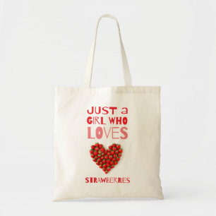 Tote Bag Amour fraise