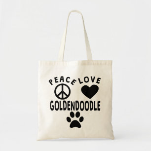 Tote Bag Amour Goldendoodle de paix