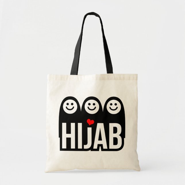 Tote Bag Amour Hijab (Devant)