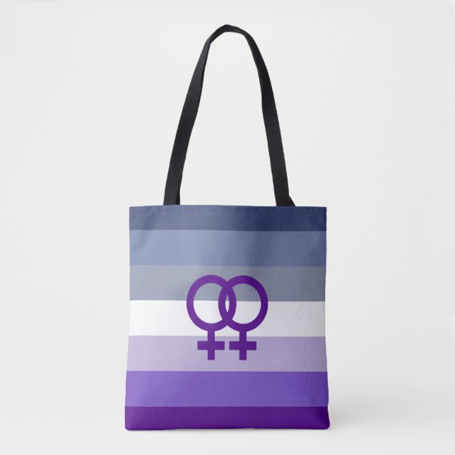 Tote Bag Amour Lesbien Butch Fierté WLW (Devant)