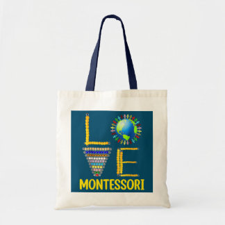 Tote Bag Amour Montessori Enseignant Montessori Éducation R