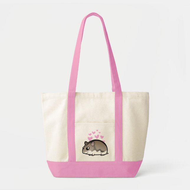 Tote Bag Amour nain de hamster (Devant)