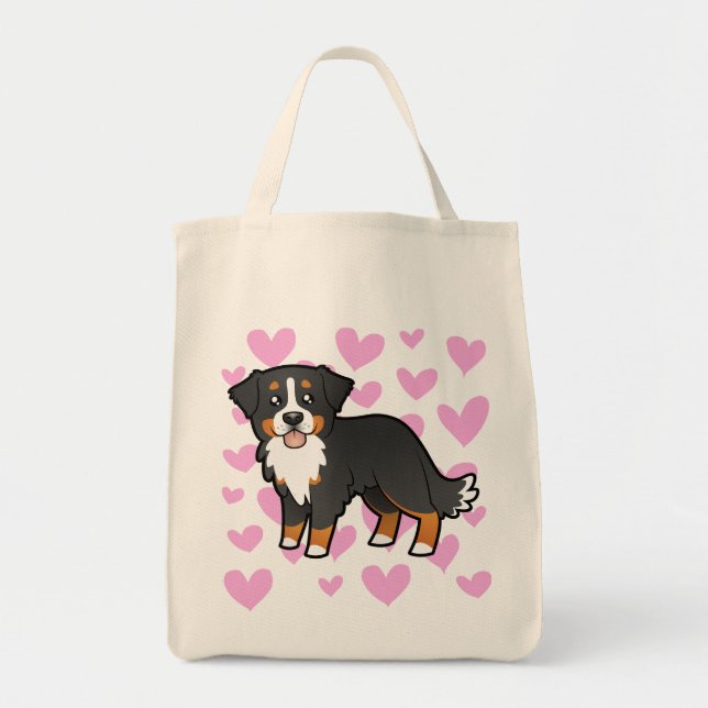 Tote Bag Amour pour le Montagnard Bernois (Devant)