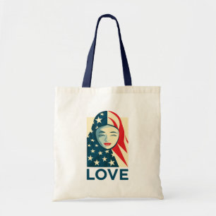 Tote Bag Amour Réfugié musulman