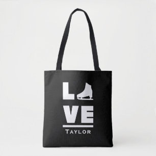 Tote Bag Amour Synchrone Et Patinage En Direct