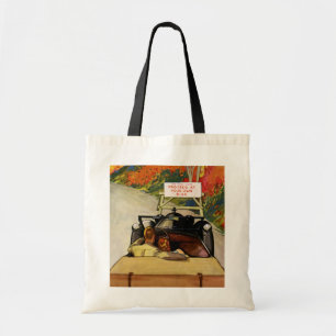 Tote Bag Amour Vintage, Route Fermée Procédez à Vos Propres