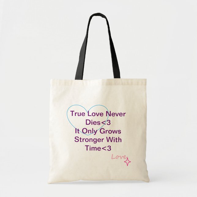 Tote Bag Amour vrai (Devant)