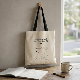 Tote Bag Amoureux de calcul et de café   Rituel quotidien d