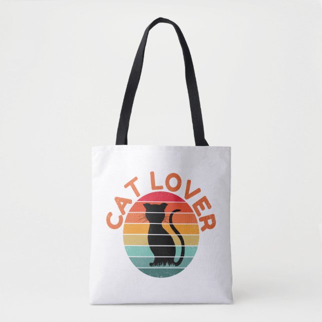 TOTE BAG AMOUREUX DE CHATS (Devant)