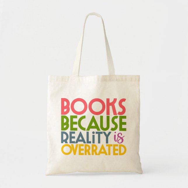Tote Bag Amoureux de livres (Devant)