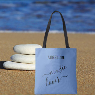 Tote Bag Amoureux de musique moderne simple