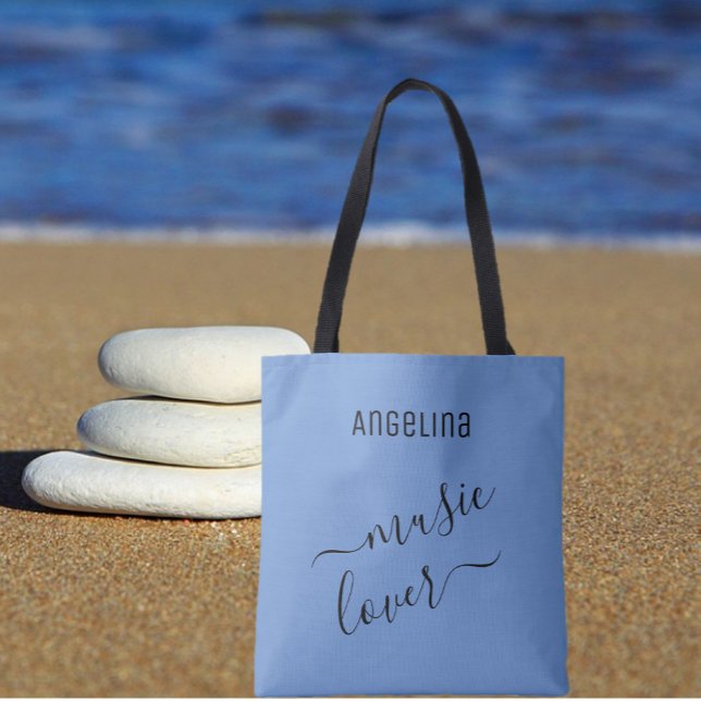 Tote Bag Amoureux de musique moderne simple (Créateur téléchargé)