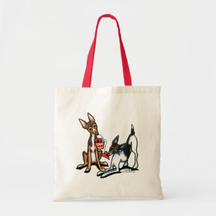 Tote Bag Amoureux de Rat terrier