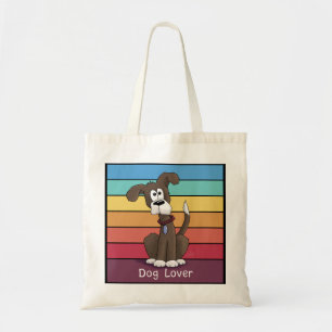 Tote Bag Amoureux des chiens festif fourre-tout