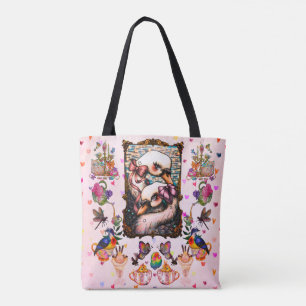Tote Bag Amoureux des cygnes