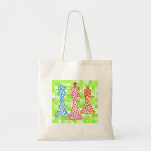 Tote Bag Amoureux des échecs Échecs de la reine King Bish