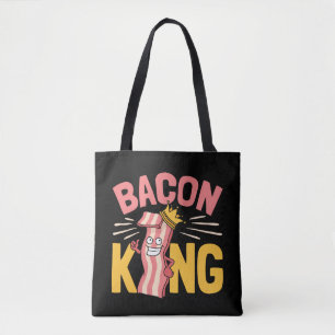 Tote Bag Amoureux du roi du bacon hommes