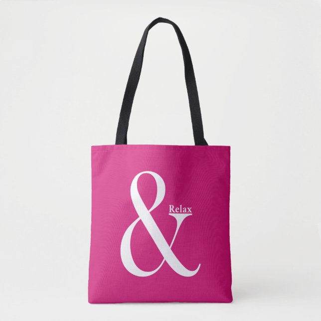 Tote Bag Ampersand Et Relax (Devant)