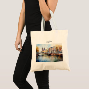 Tote Bag Amsterdam- Charme artistique de la ville hollandai