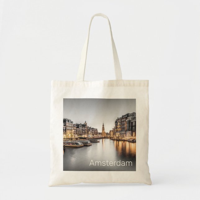 Tote Bag Amsterdam Pays-Bas Holland Souvenir (Devant)