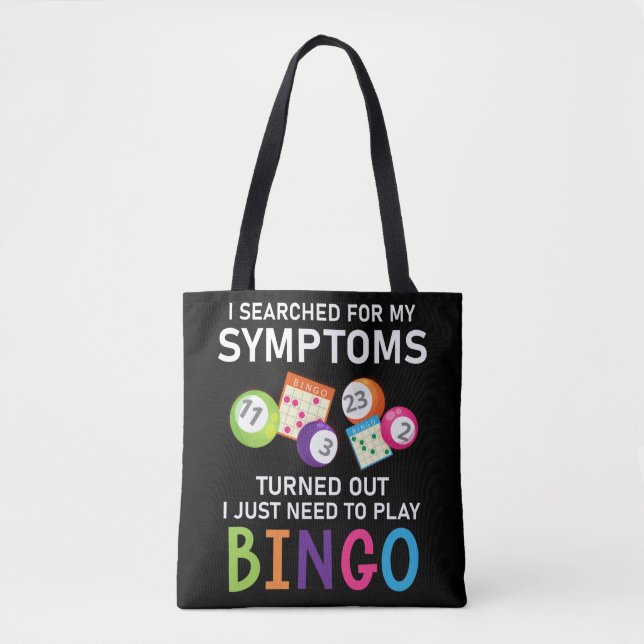 Tote Bag Amusant Bingo Bingo Bingo Gamer (Devant)