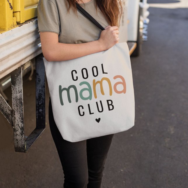 Tote Bag Amusant Cool Mama Club, Maman Cadeau (Créateur téléchargé)