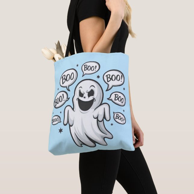 Tote Bag Amusant fantôme de Boo (De près)