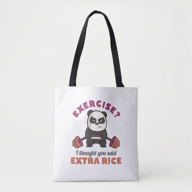 Tote Bag Amusant Gym Motivation Fitness entraînement et ent (Devant)