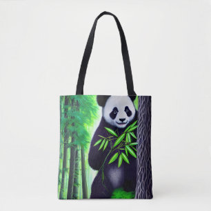 Tote Bag Amusant Petit Ours Panda