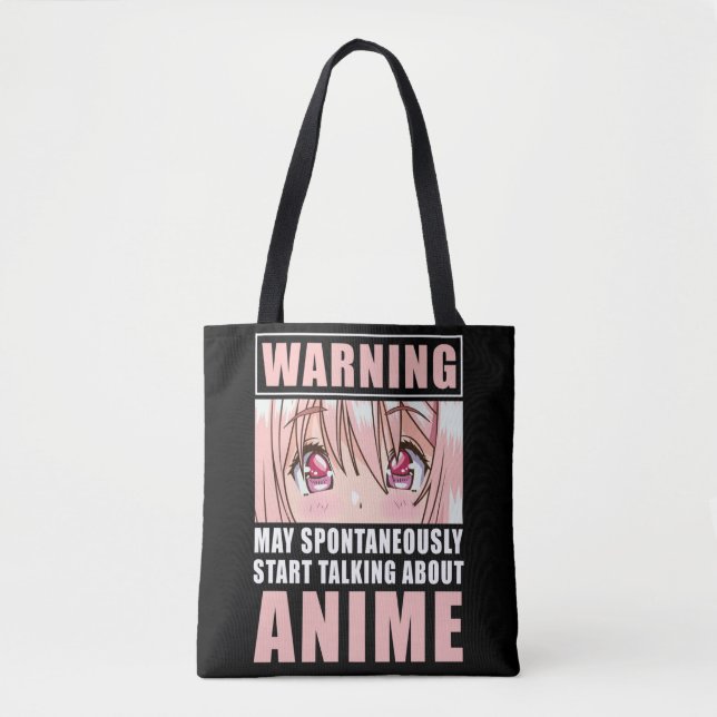 Tote Bag Amusante Anime Girl Japonaise Otaku Manga Japon (Devant)