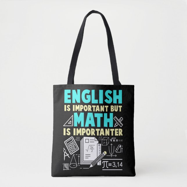 Tote Bag Amusante école de Geek des mathématiques (Devant)