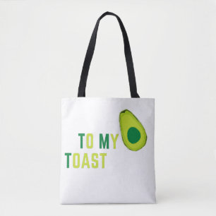 Tote Bag Amusants Avocado Et Toast