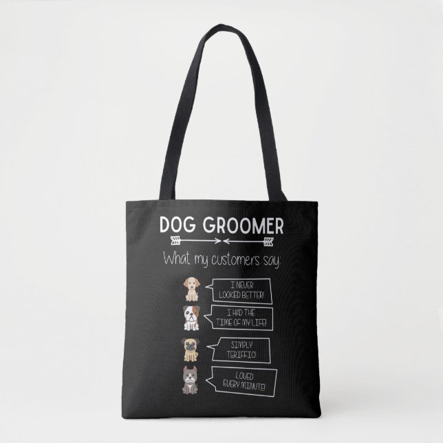 Tote Bag Amusement amusant pour les chiots (Devant)