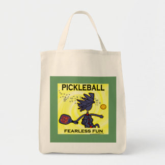 Tote Bag Amusement courageux de Pickleball