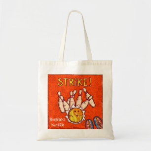 Tote Bag Amusement de bowling moderne à dix quilles