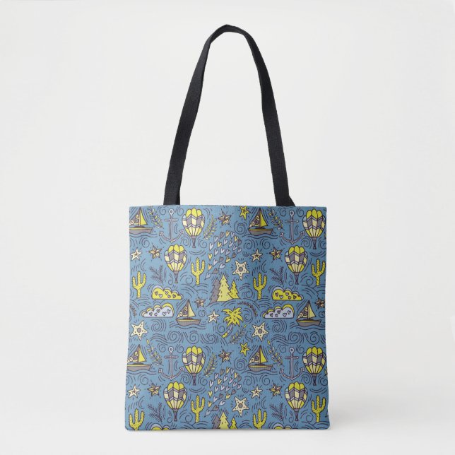 Tote Bag Amusement de voyage (Devant)