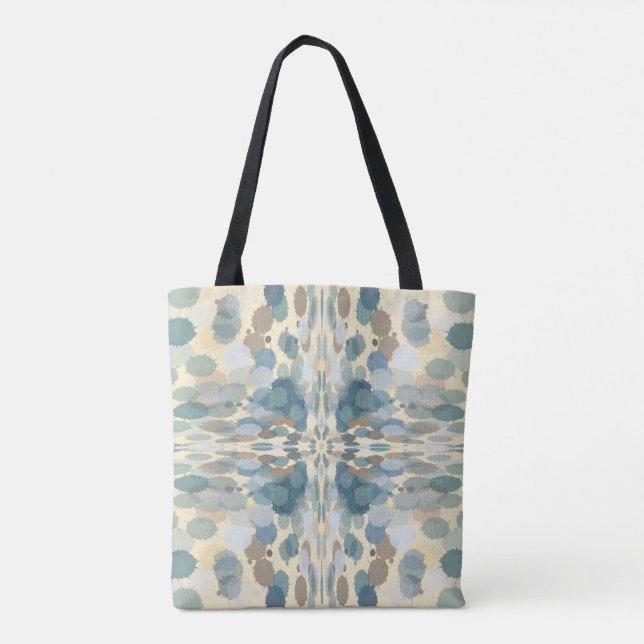 Tote Bag Amusement estival Ocean Spray Splatter Art Abstrai (Dos)