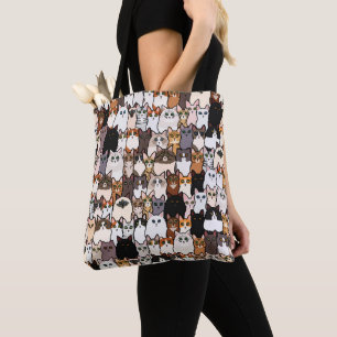 Tote Bag Amusez tant de chats et de chatons Collage