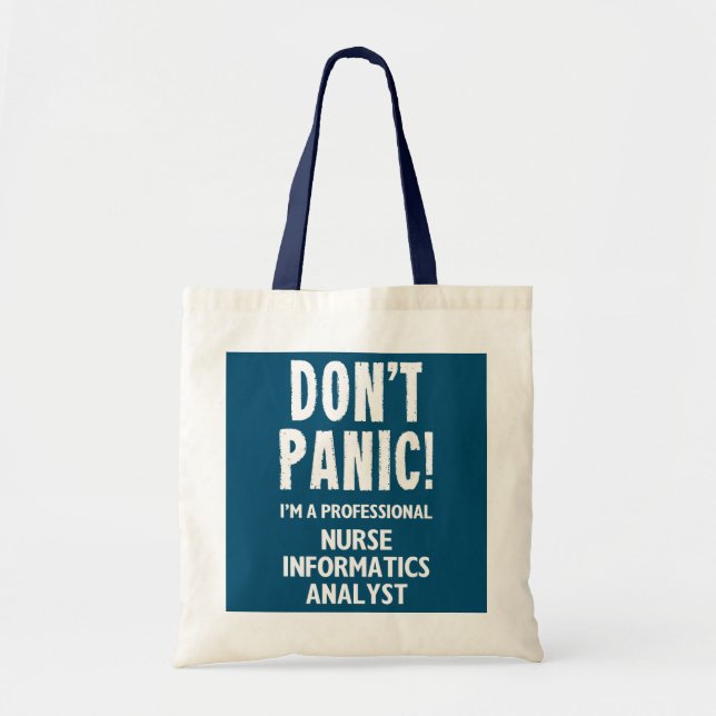 Tote Bag Analyste en informatique infirmière (Devant)