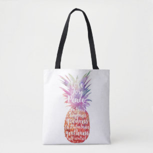 Tote Bag Ananas Citation Bible