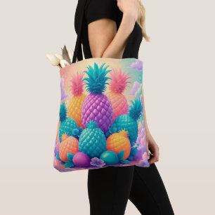 Tote Bag Ananas coloré