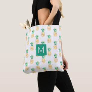 Tote Bag Ananas Monogrammé