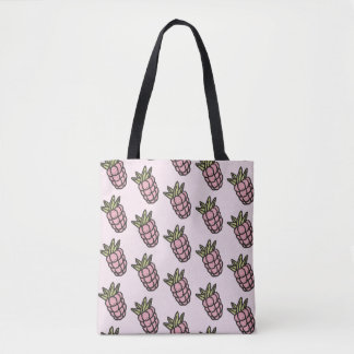 Tote Bag Ananas Motif Y2K Retro Funky Retro